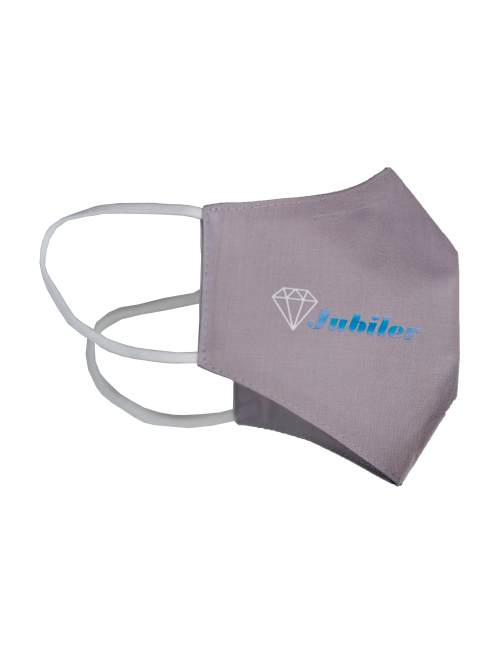 Mask Face mask with your own print Women`s full color Gray