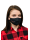 Mask Women`s mask profiled black cotton with your logo full color
