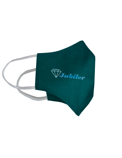 Protective mask Cotton mask with your own green logo graphics