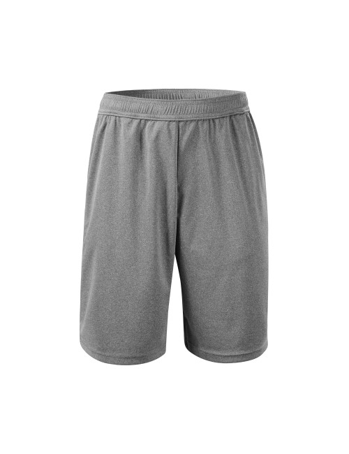 Miles 612 Herrenshorts, dunkelgrau meliert, Adler Malfini