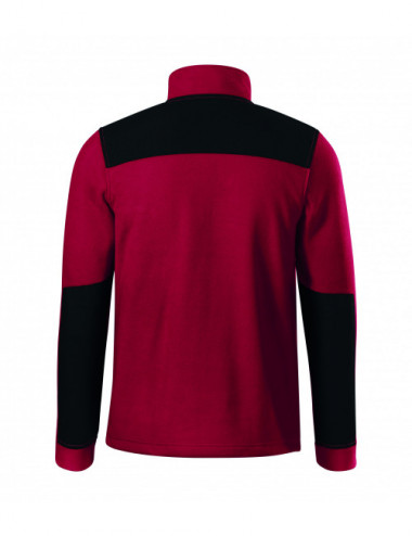Ciepła sportowa bluza polar unisex effect 530 czerwony Rimeck