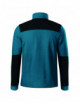 2Warmes Sport-Sweatshirt Unisex-Fleece-Effekt 530 Petrolblau Rimeck