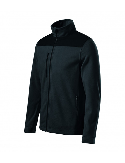 Warmes Sport-Sweatshirt Unisex-Fleece-Effekt 530 Ebenholzgrau Rimeck