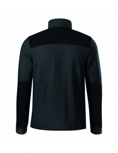Ciepła sportowa bluza polar unisex effect 530 ebony gray Rimeck