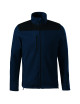 Warmes Unisex-Fleece-Sweatshirt Effect 530 RIMECK, marineblaues Logo