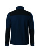 Warmes Unisex-Fleece-Sweatshirt Effect 530 RIMECK, marineblaues Logo