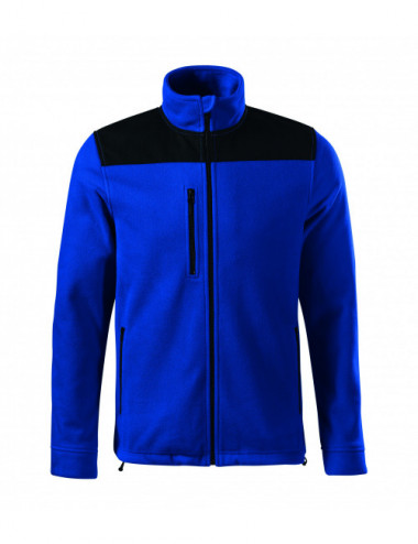 Warmes Unisex-Sport-Sweatshirt aus Rimeck-Fleece mit 530-Kornblumenblau-Effekt