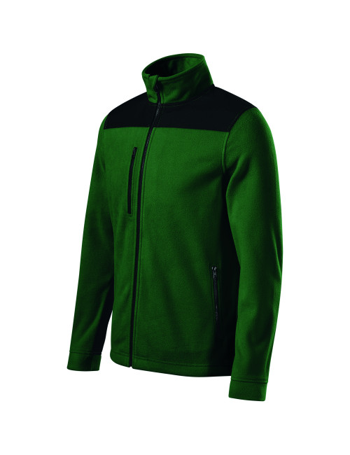 Adler RIMECK unisex fleece Effect 530 bottle green logo print embroidery