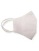 Damenmaske weiß mit Ihrem Logo, vollfarbiger Siebdruck