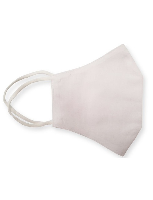 Mask Women`s white mask with your logo, full color screen printing