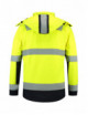 2Softshell-Jacke, Unisex, zweifarbig, ISO 20471, Softshell T52, fluoreszierendes Gelb, Adler Tricorp