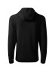 Dünnes Herren-Fleece mit Kapuze, perfekt für den Sport. Schwarzes Direct 418-Logo