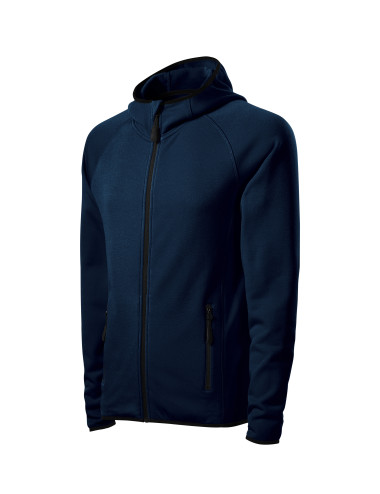 Adler MALFINI Men`s stretch fleece Direct 417 navy blue embroidery print