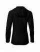 2Dünnes Damen-Fleece mit Kapuze, perfekt für den Sport, Direct 418 Black Malfini