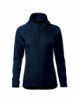 2Dünnes Damen-Fleece mit Kapuze, perfekt für den Sport, direkt 418 marineblau Malfini
