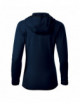 2Dünnes Damen-Fleece mit Kapuze, perfekt für den Sport, direkt 418 marineblau Malfini