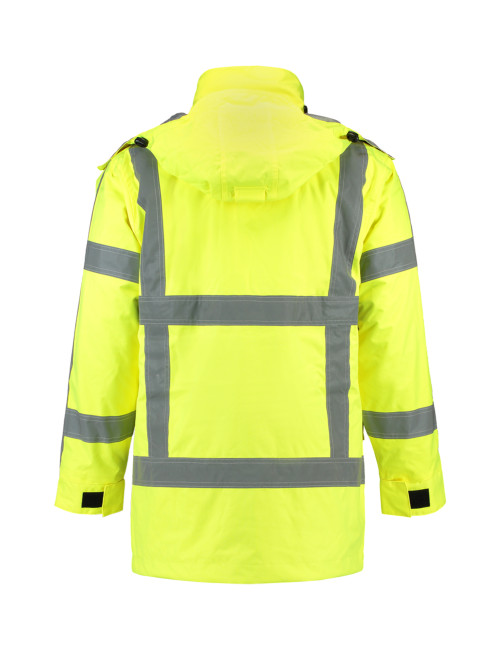 Adler TRICORP Kurtka robocze unisex RWS Parka T50 fluorescencyjny żółty