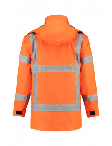 Unisex work jacket rws parka t50 fluorescent orange Adler Tricorp