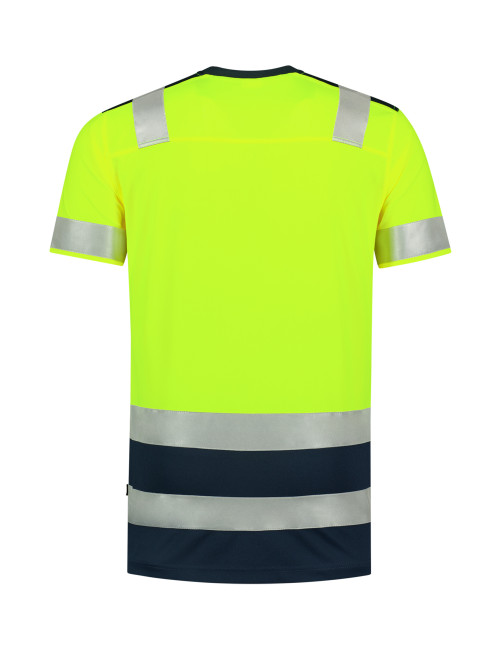 "Unisex-T-Shirt High Vis Bicolor T01 fluoreszierendes Gelb Malfini - 