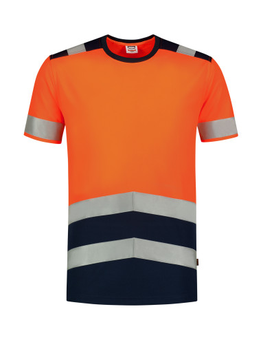 Adler TRICORP Unisex T-Shirt High Vis Bicolor T01 fluorescent orange