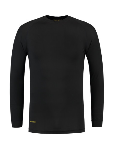 Adler TRICORP Unisex Thermoshirt T02 schwarzer Stickdruck