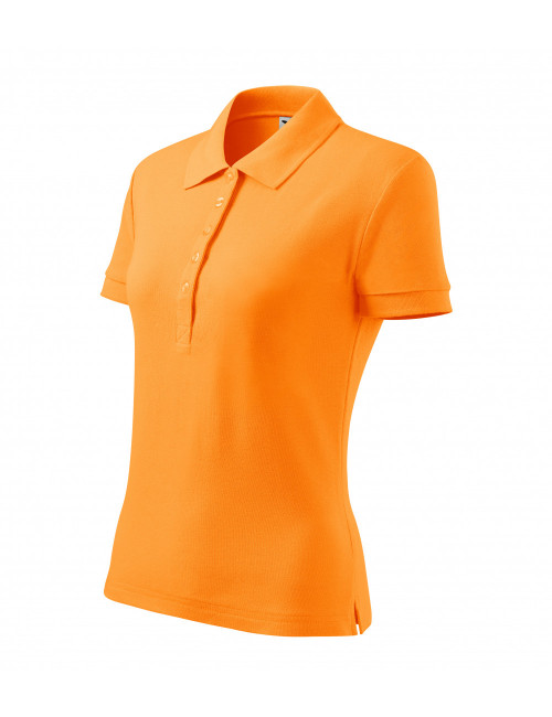 Ladies polo shirt cotton heavy 216 tangerine Adler Malfini