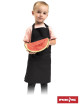 "Reis Kids' Black Apron - Durable, Customizable & Stylish. Perfect fo