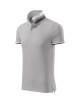 Koszulka polo męska collar up 256 silver gray Adler Malfinipremium