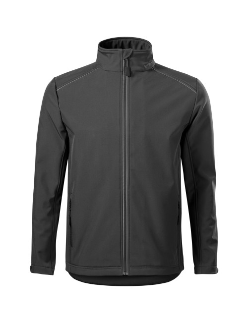 Adler MALFINI Softshell men`s jacket Valley 536 steel logo embroidery