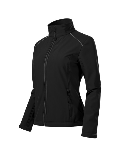 Adler MALFINI Softshell women`s jacket Valley 537 black embroidery print