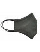 2Mask Men`s profiled cotton graphite protective mask with your logo full color