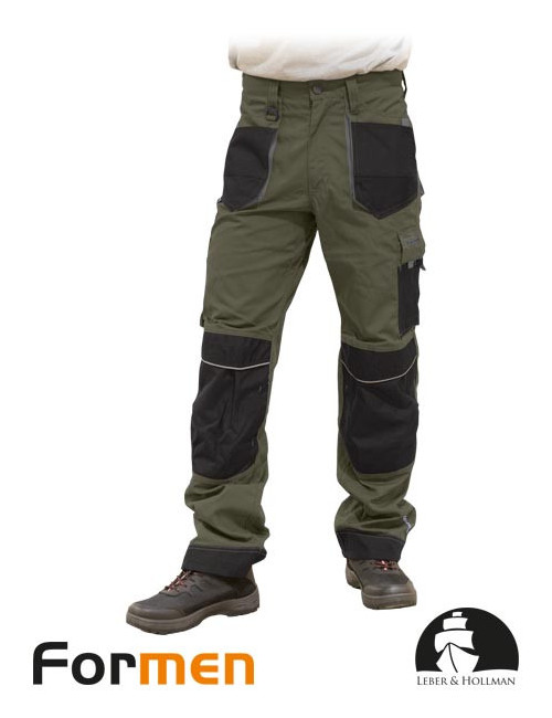 Schutzbundhose lh-fmn-t kbs khaki-schwarz-grau Leber&amp;hollman