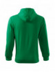 2Men`s sweatshirt trendy zipper 410 grass green Adler Malfini