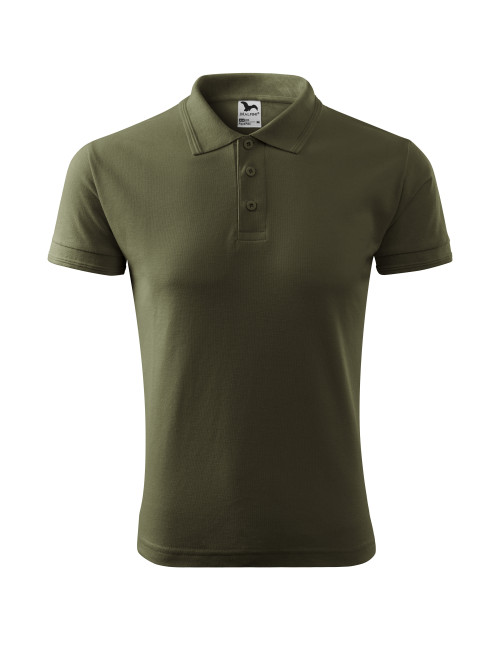 Herren Poloshirt Piqué Polo 203 Military Adler Malfini
