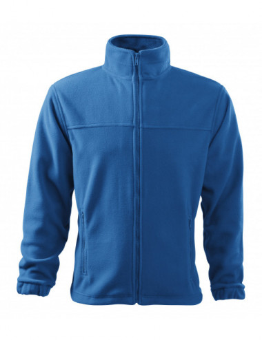 Klasyczny polar męski bluza polarowa 280g jacket 501 lazurowy Rimeck