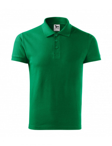Men`s polo shirt cotton heavy 215 grass green Adler Malfini