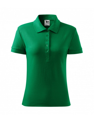 Women`s polo shirt cotton heavy 216 grass green Adler Malfini