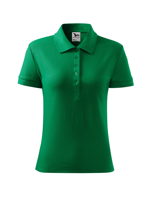 Damen-Poloshirt Baumwolle Heavy 216 Grasgrün Adler Malfini