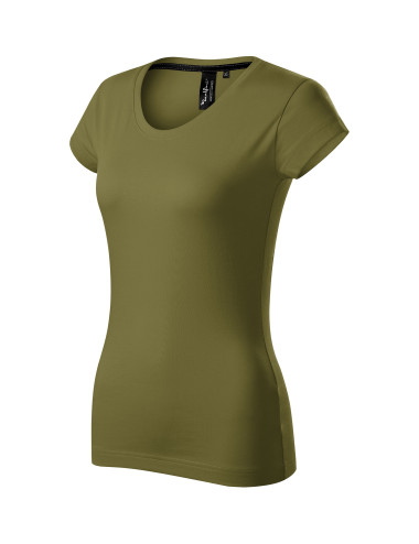 Damen T-Shirt exklusiv 154 avocadogrün Adler Malfinipremium