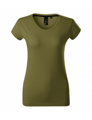 Damen T-Shirt exklusiv 154 avocadogrün Adler Malfinipremium