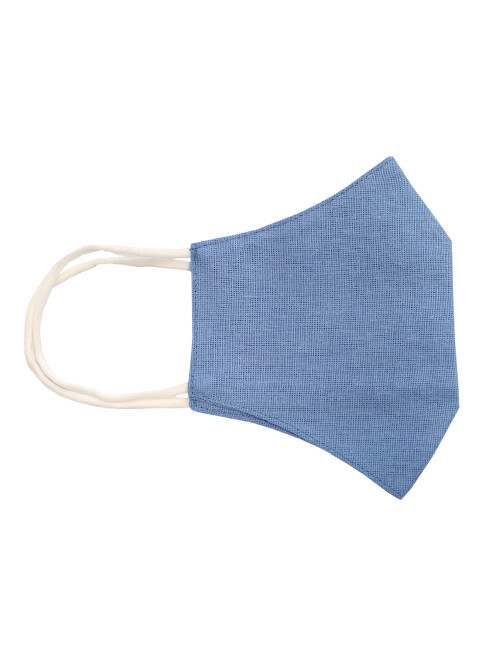 Blaue Werbemasken für Damen mit Logo, verschiedene Farben, Maskendruck