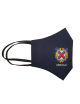 2Mask Men`s profiled cotton navy blue with your logo full color mask