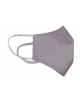 2Konturierte Herren-Baumwollmaske, grau mit Ihrem vollfarbigen Logo
