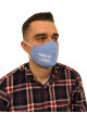 MEN`S PROFILED COTTON MASK BLUE WITH YOUR LOGO FULL COLOR