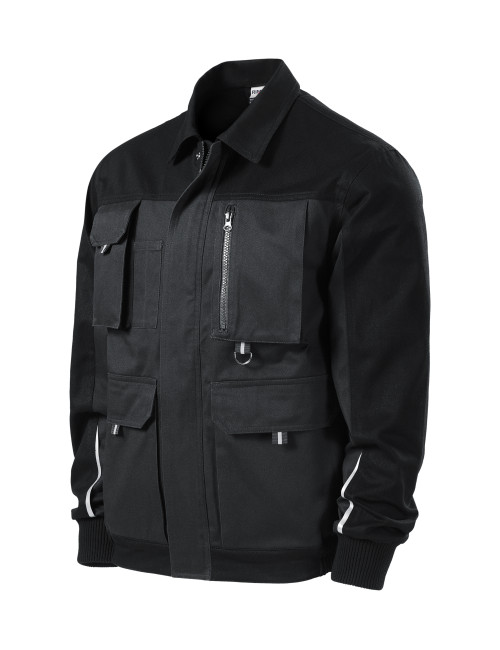Men`s work jacket woody w51 ebony gray Adler Rimeck