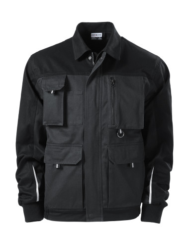 Men`s work jacket woody w51 ebony gray Adler Rimeck
