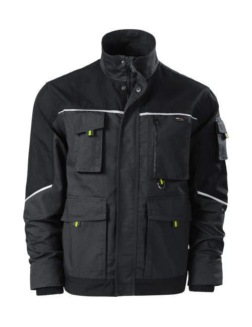 Ranger w53 men`s work jacket ebony gray Adler Rimeck