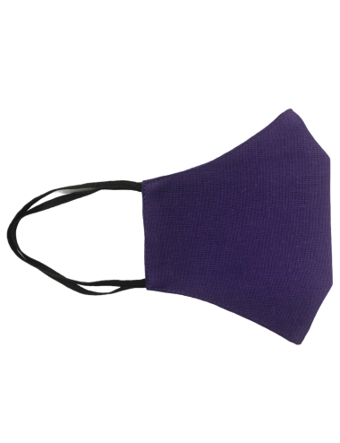 Mask, Men`s profiled cotton violet mask with your full color logo