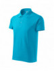 Men`s polo shirt cotton heavy 215 turquoise Adler Malfini