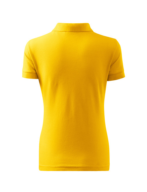 Ladies polo shirt cotton heavy 216 yellow Adler Malfini